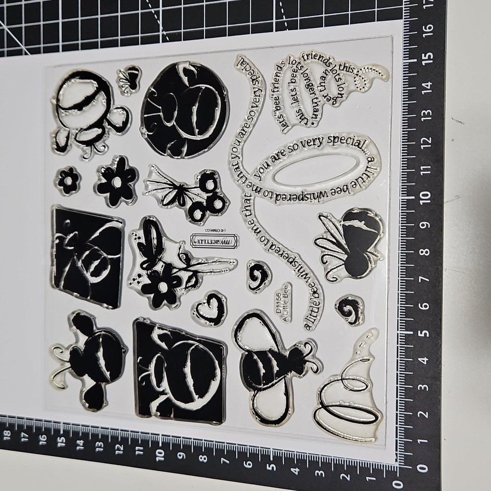 A Little Bee clear stamp set CTMH my Acrylix